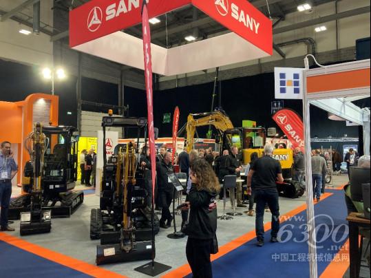 首展成功！三一挖机完美亮相英国Executive Hire Show(图2)