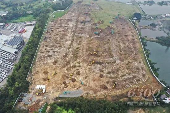 中央支援，同心抗疫情！住友挖掘机助力中央援建香港方舱医院项目开工(图4)