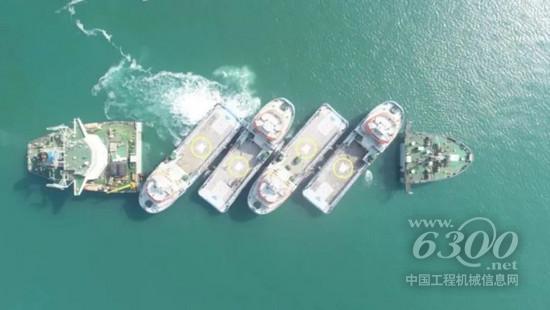 顺海船厂向沙特阿美交付装备卡特彼勒动力设备的四艘平台供应船(图3)