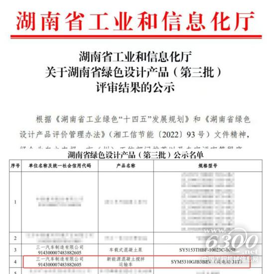 首个新能源搅拌车团体标准！两款“湖南省绿色设计产品”！(图2)