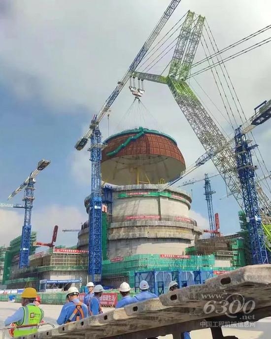 中联重科ZCC3200NP履带起重机助力中核机械漳州核电在创新纪(图4)