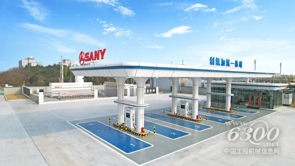 SANY’s self-developed green hydrogen production and refueling complex
