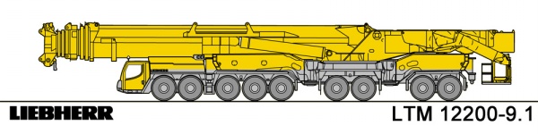 利勃海尔LTM 11200-9.1全地面起重机