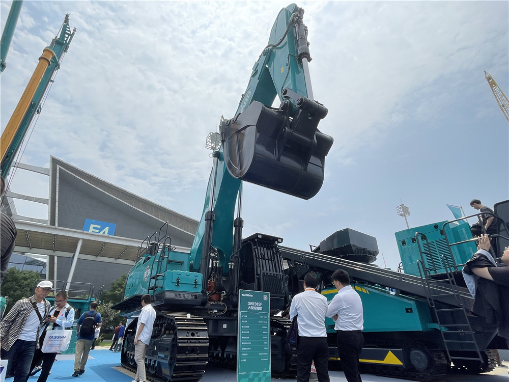 2023长沙国际工程机械展览会展台风采：山河智能