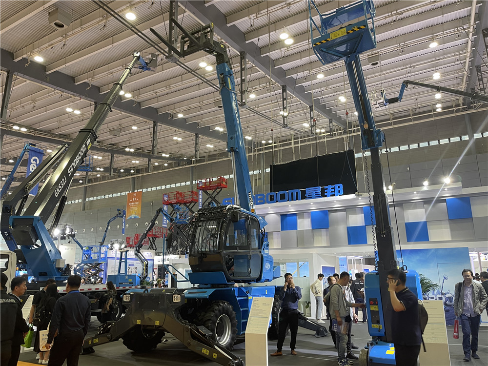 2023长沙国际工程机械展览会展台风采：星邦智能