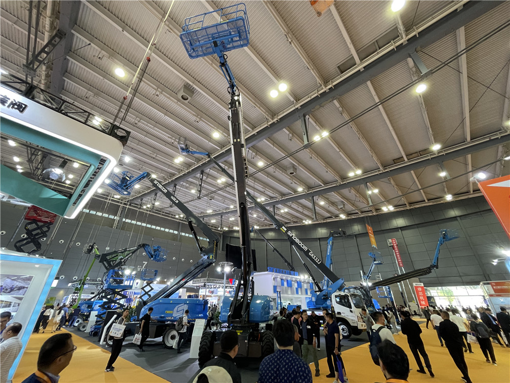 2023长沙国际工程机械展览会展台风采：星邦智能