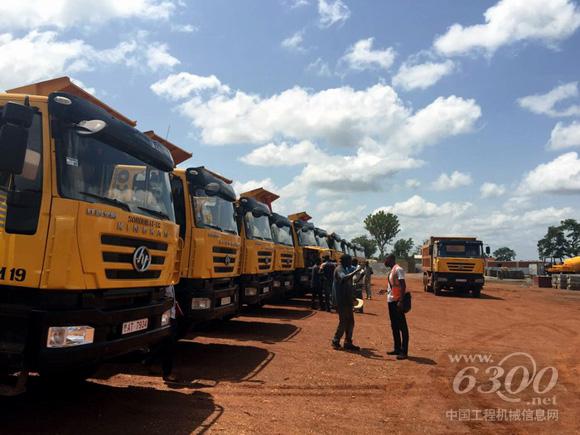 上汽依维柯红岩在非洲