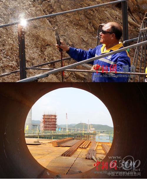 地表温度五十度 高温烧烤模式下的汉十高铁建设者