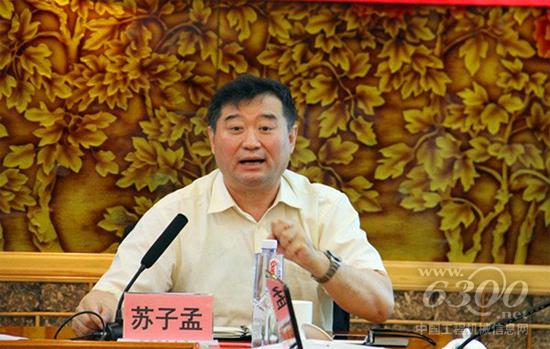 中国工程机械工业协会常务副会长兼秘书长苏子孟出席并做重要讲话