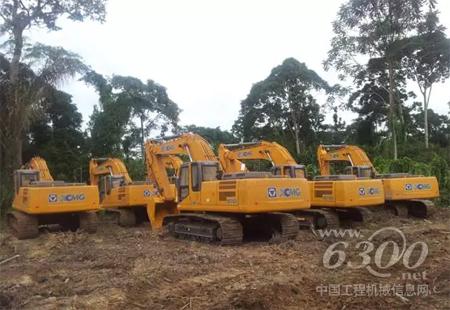徐工XE370CA挖掘机参与坦桑尼亚护林改造项目