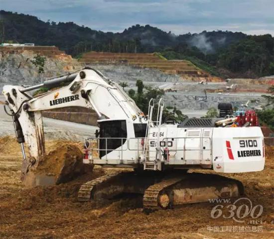 利勃海尔R9100矿用挖掘机工作报告