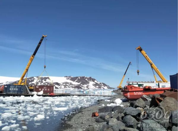 徐工起重机参与建设南极的巴西费拉兹站