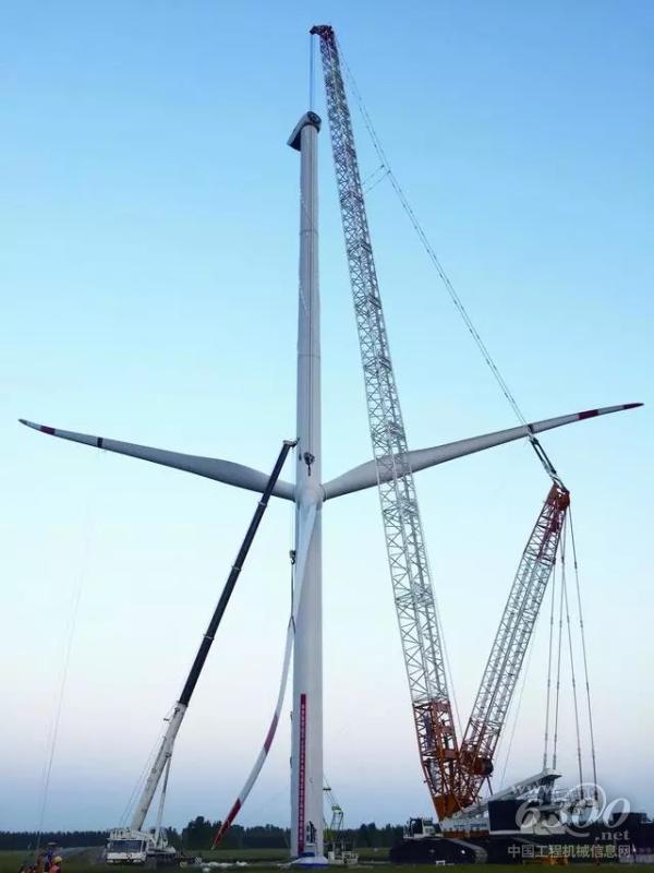 中联重科QUY800助力临西运河风电项目建设
