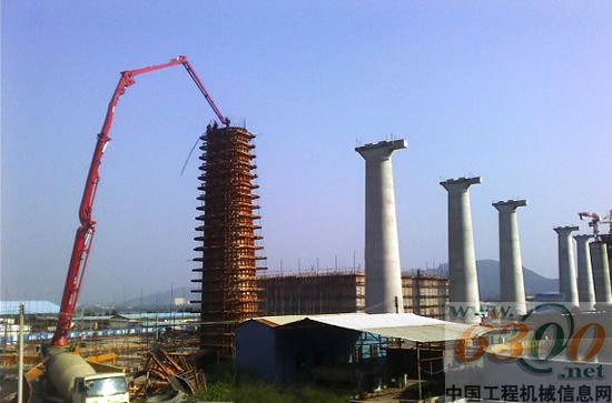 徐工泵车铁路建设显神威